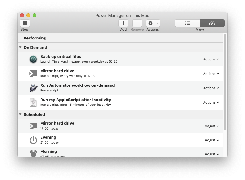 Mac Power Saving App
